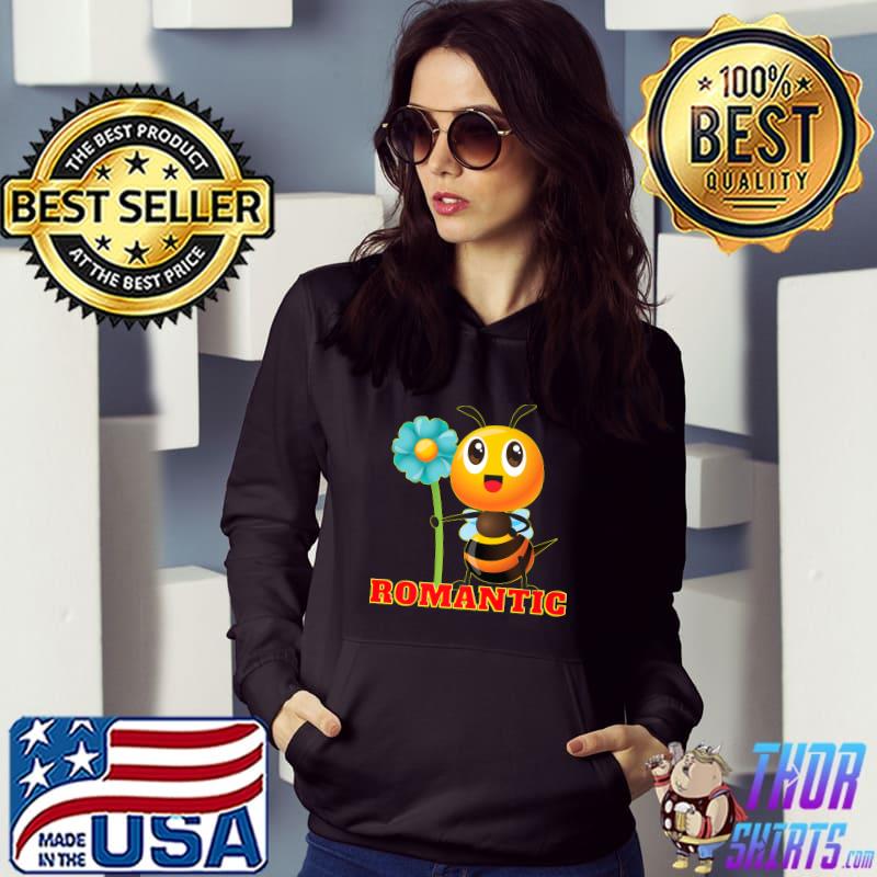 Bee Romantic Flower T-Shirt Hoodie