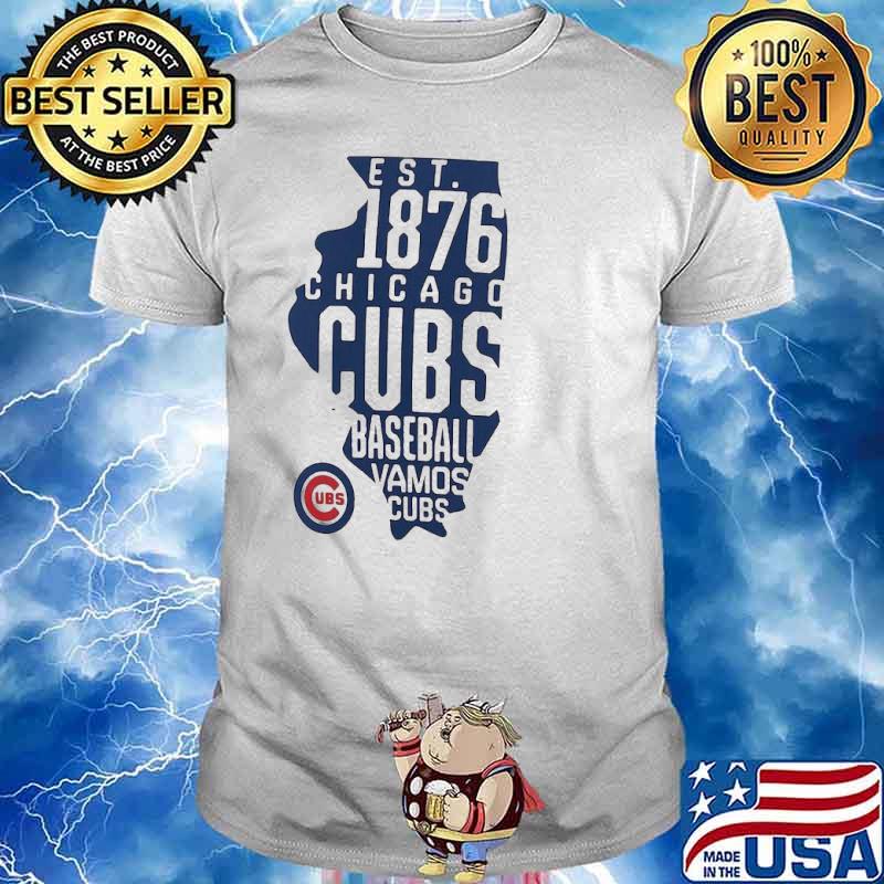 Chicago Cubs Baseball Vamos Cubs Est 1876 Map Shirt,Sweater