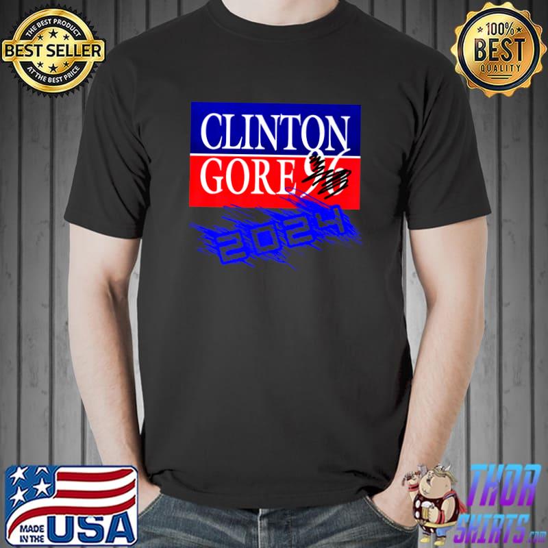 Clinton Gore 96 1996 2024 Campaign T-Shirt