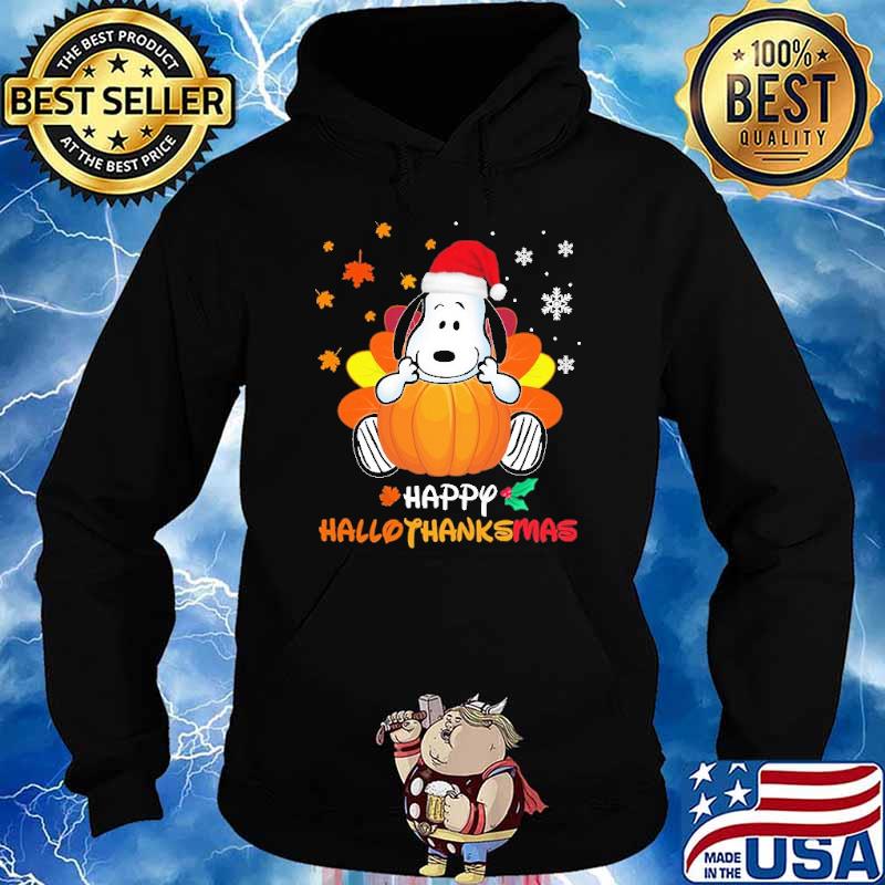 Happy Hallo Thanksmas Snoopy Shirt Hoodie