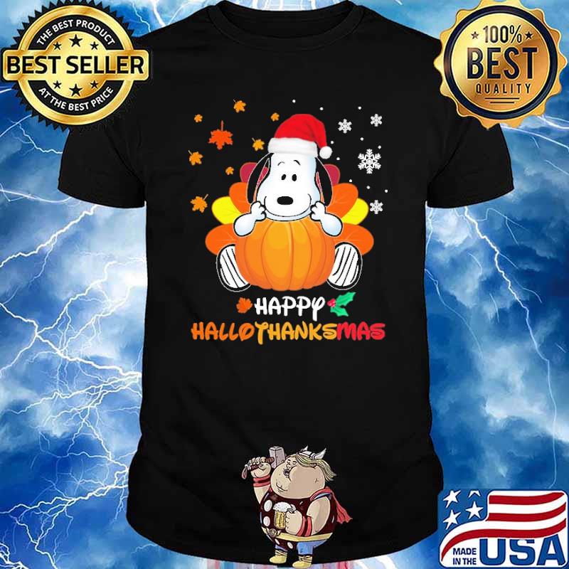 Happy Hallo Thanksmas Snoopy Shirt
