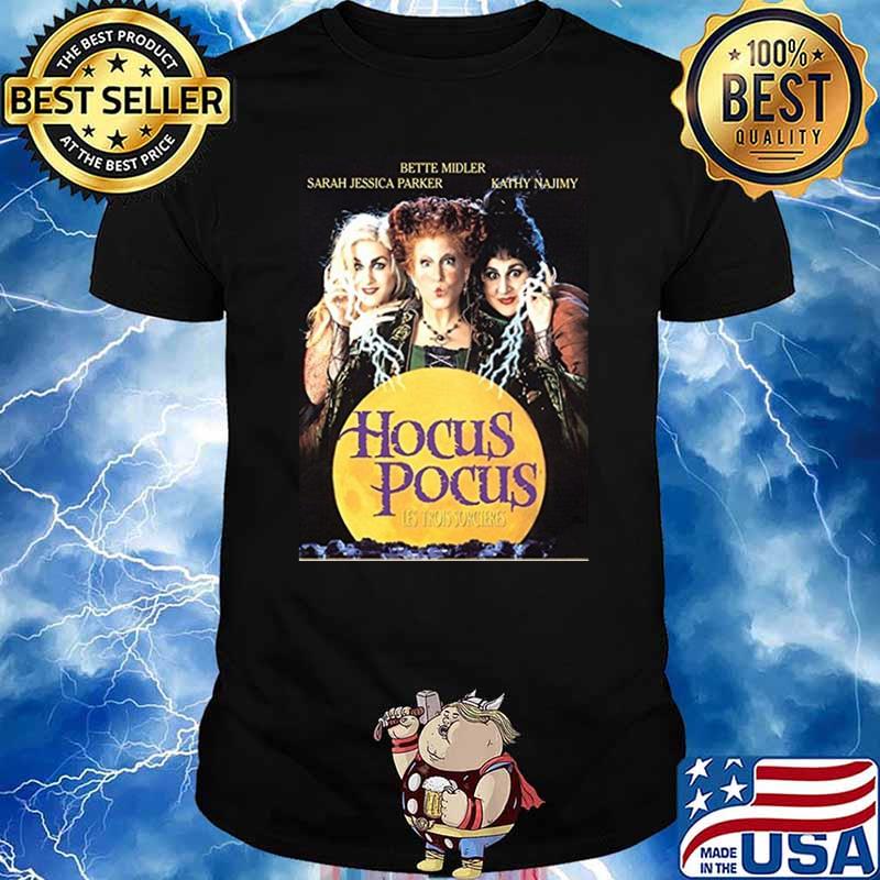 Hocus Pocus Artist Bette Midler Sarah Jessica Parker Kathy Najimy T-Shirt