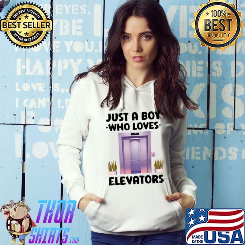 Just A Boy Who Loves Elevators T-Shirt