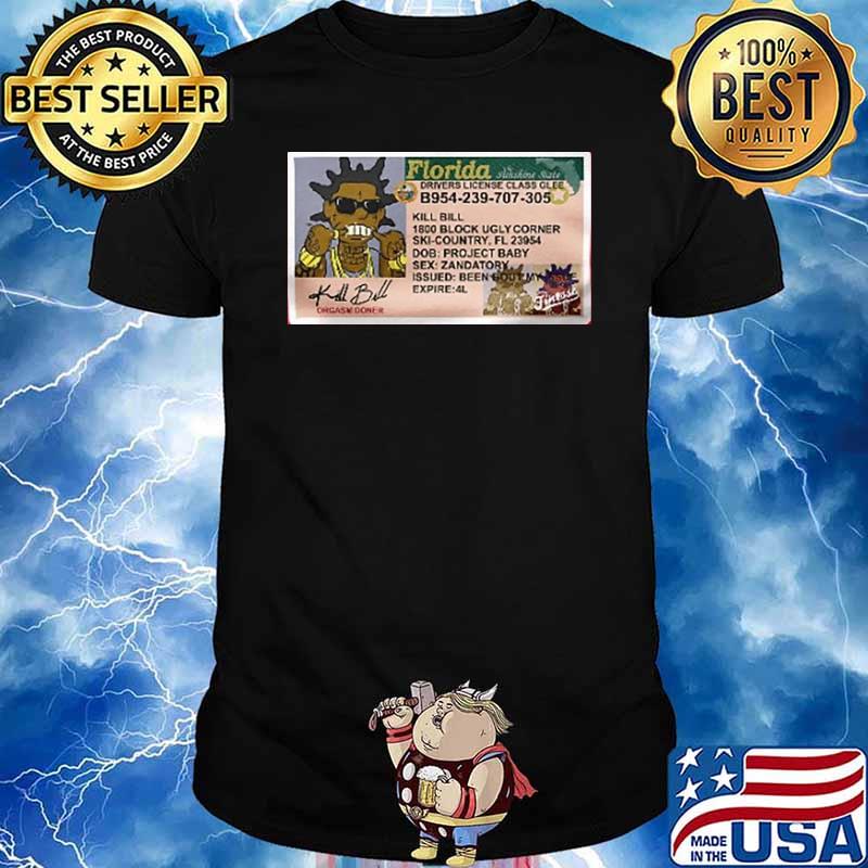 Kill Bill Drivers License Class Glee Shirt