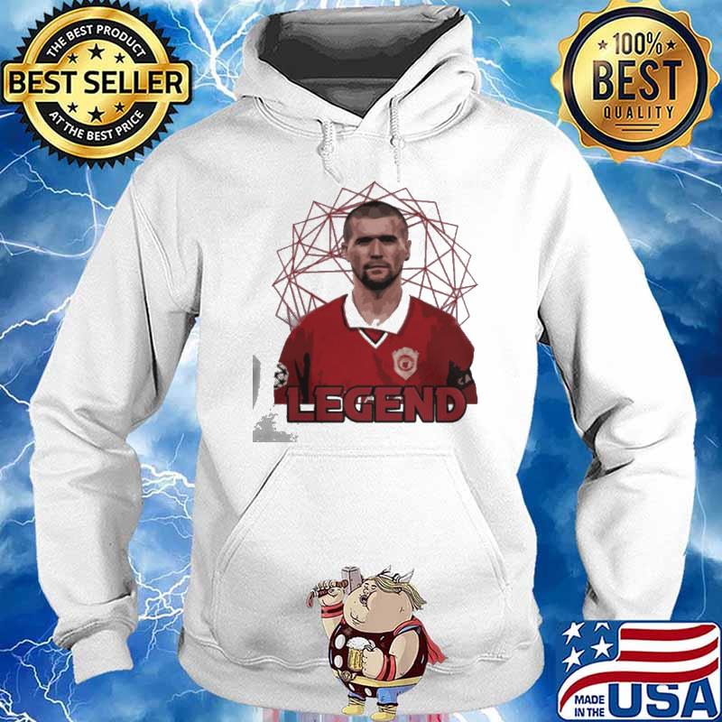 Legend Guy Roy Keane Manchester United Shirt Hoodie