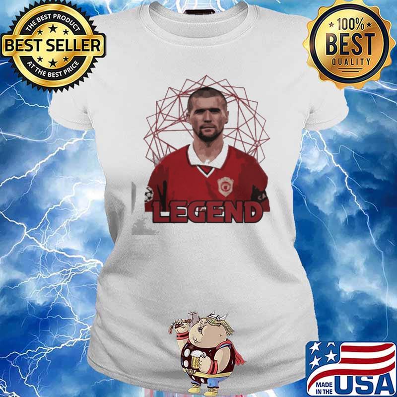 Legend Guy Roy Keane Manchester United Shirt Ladies tee