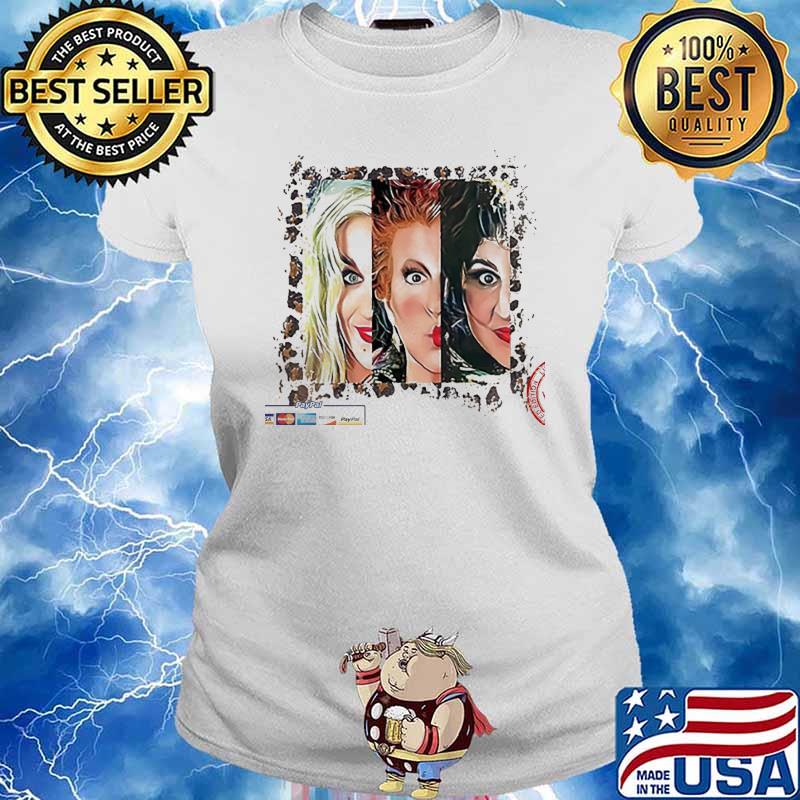 Leopard Hocus Pocus Halloween Shirt Ladies tee
