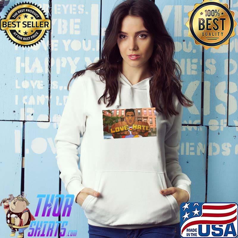 Love hate shortsleeve s Hoodie