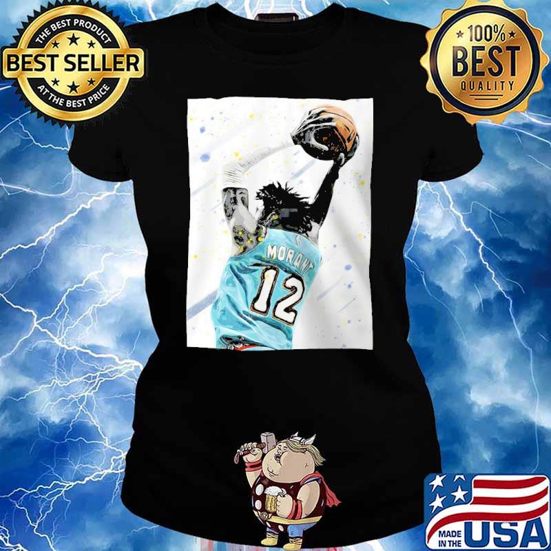 NBA Playoffs 2022 Ja Morant Memphis Grizzlies Magical Up There Shirt Ladies tee