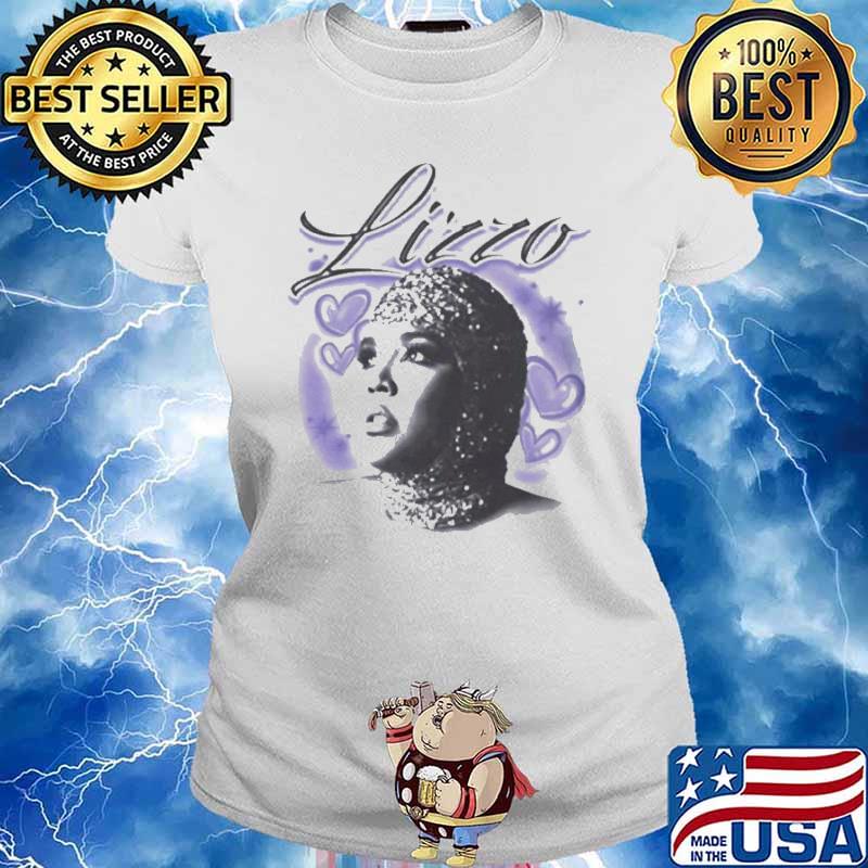Official Special Hearts Airbrush Mami Lizzo Shirt Ladies tee