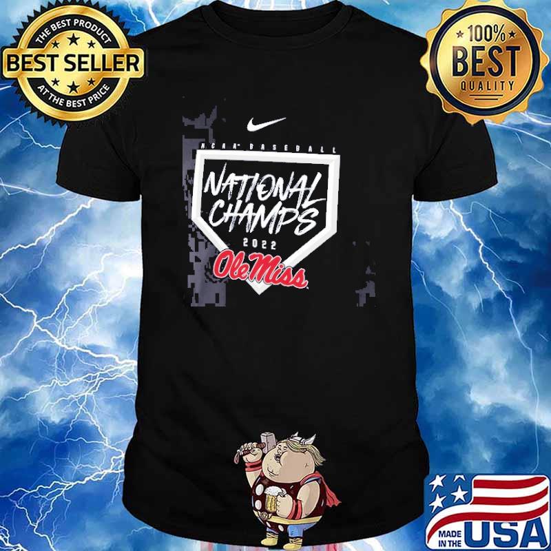 Ole Miss Rebels Nike 2022 NCAA Men's Baseball College World Series Champions Shirt