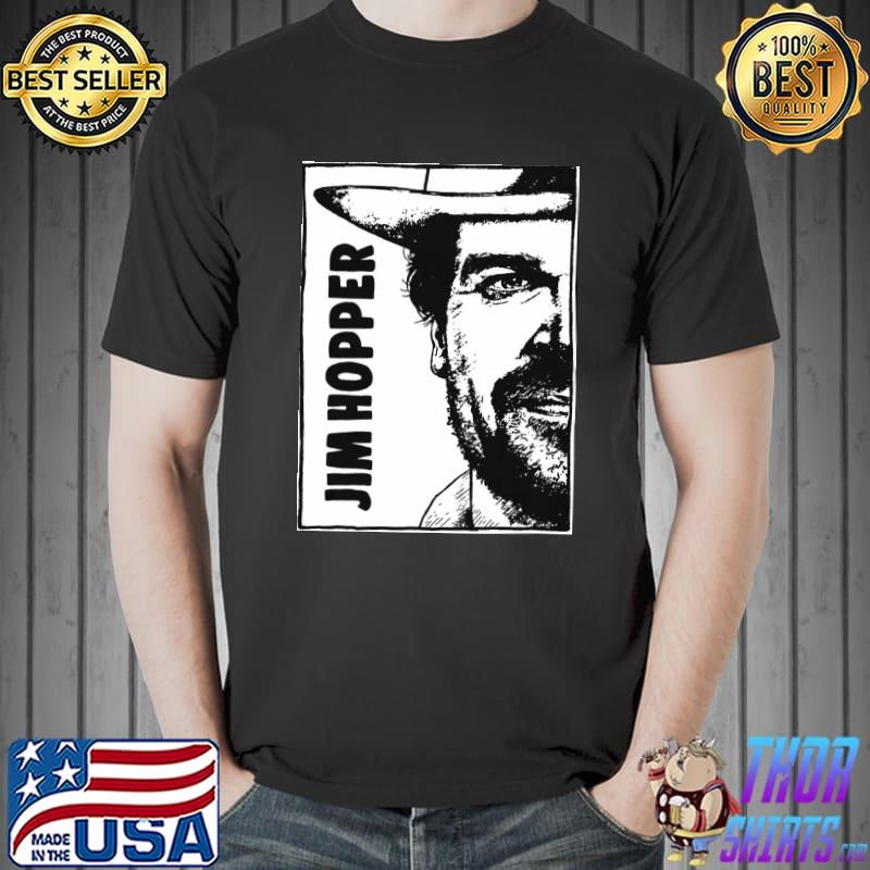 Portrait jim hopper stranger things shirt