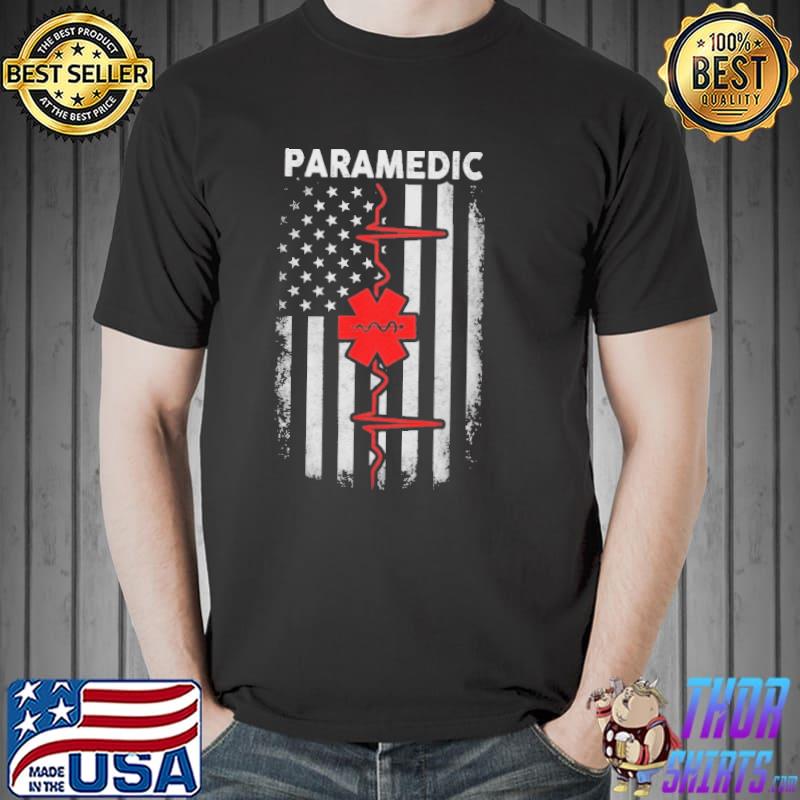 Proud Paramedic Flag Shirt