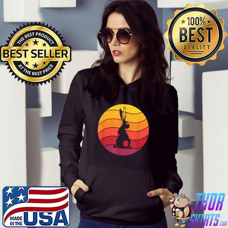 Rabbit Vintage T-Shirt Hoodie