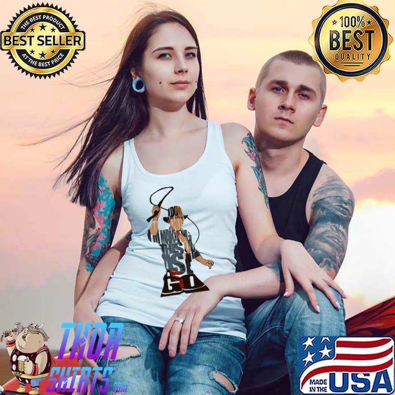 Retro vintage Indiana jones love you s Tank Top