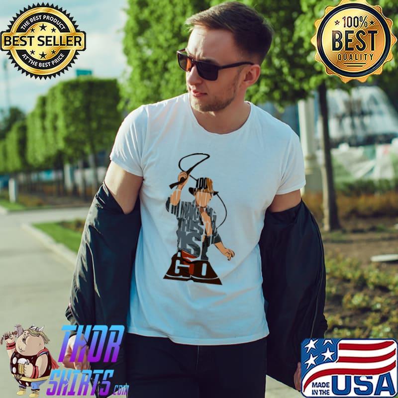 Retro vintage Indiana jones love you shirt