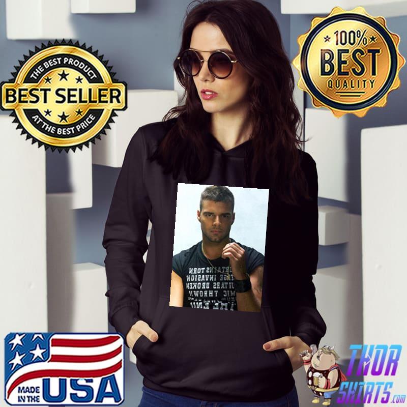 Ricky Martin Face Vintage Shirt Hoodie