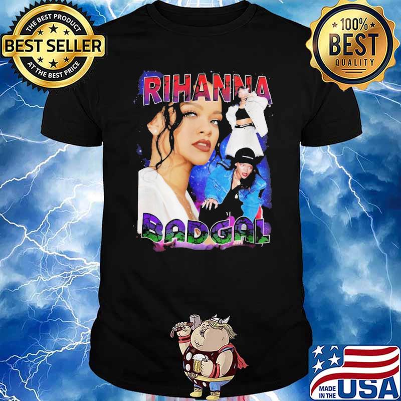 Rihanna singer hiphop inspired 90s bootleg rap old school 39 shirt