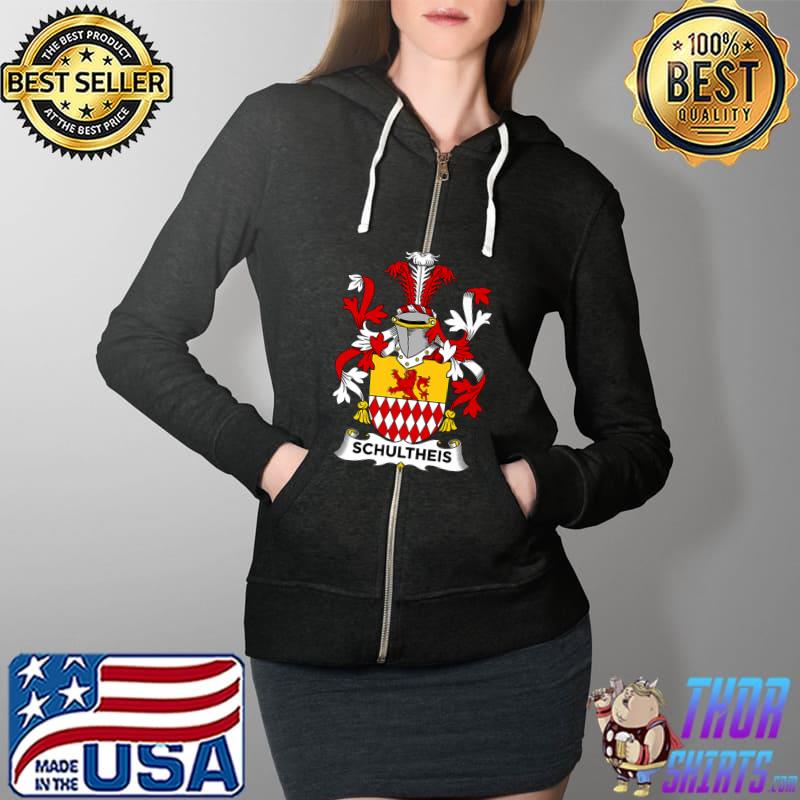 Schultheis Coat of Arms T-Shirt Full Zip Hooded