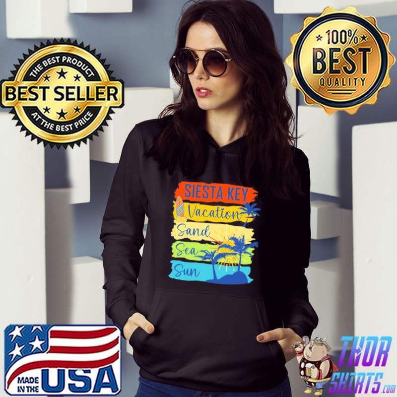 Siesta key Florida island beach vacartion sand sea sun s Hoodie