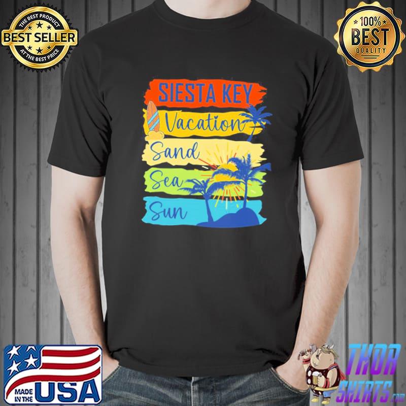 Siesta key Florida island beach vacartion sand sea sun shirt