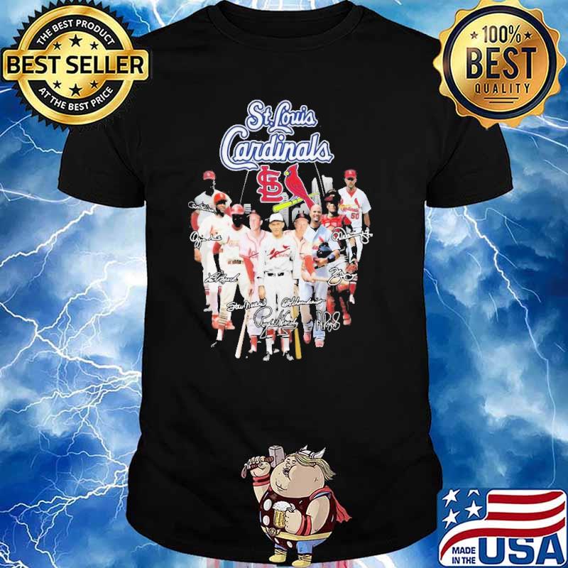 St. Louis Cardinals Team Signatures 2022 Shirt