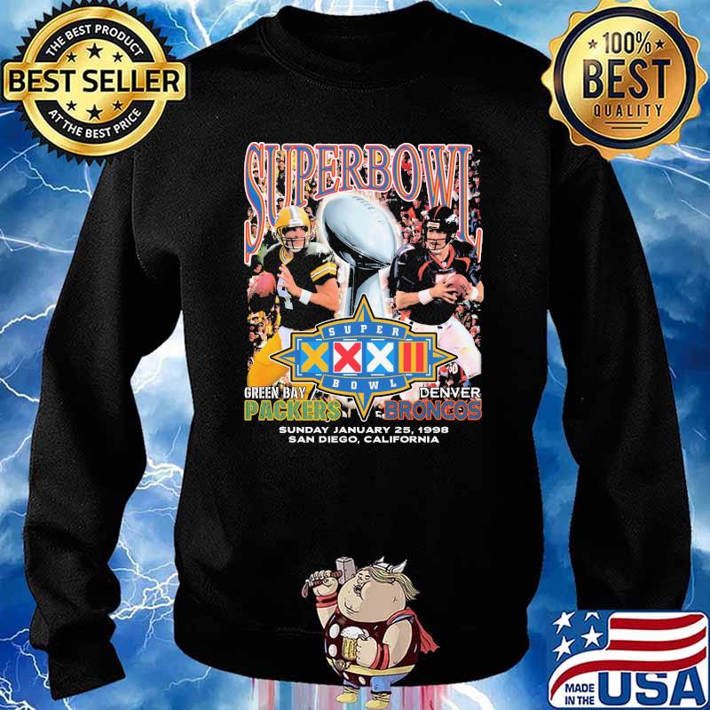 SuperBowl Green Bay Packers Denver Broncos Shirt Sweater
