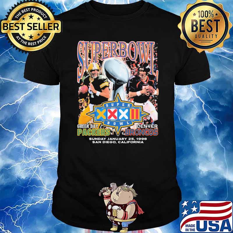 SuperBowl Green Bay Packers Denver Broncos Shirt