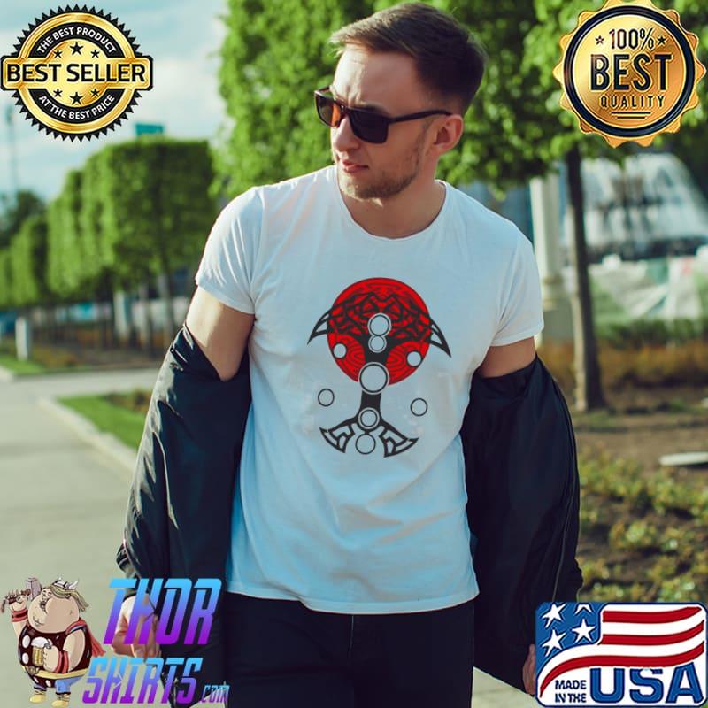 Thor geometric pattern logo shirt