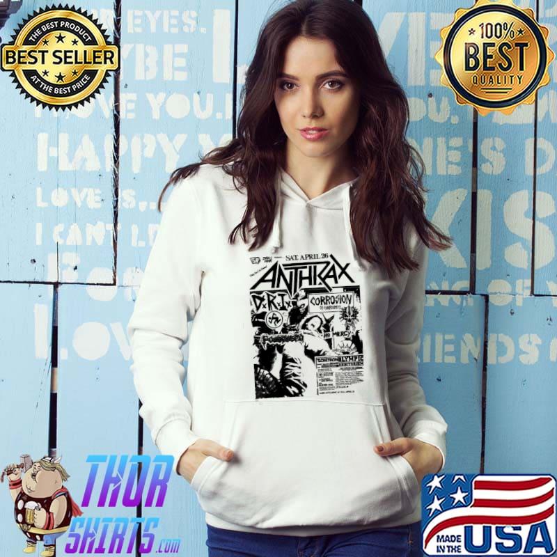 Thrash flyer anthirax s Hoodie