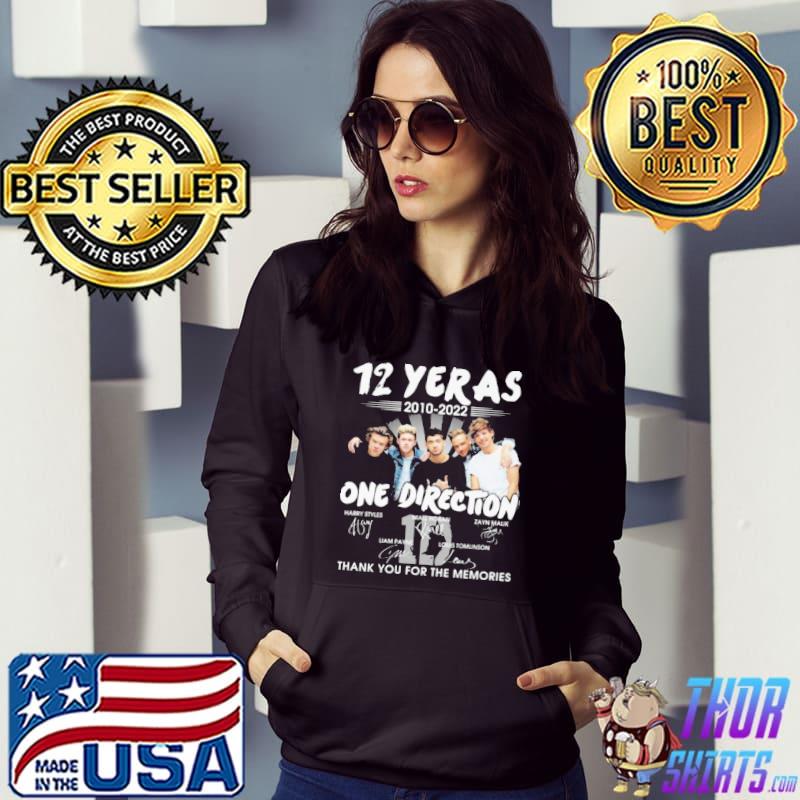 12 years of one direction signature thank you for the memories band s Hoodie