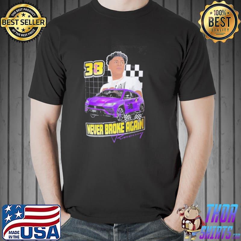 38 racing never broke again classic shirt