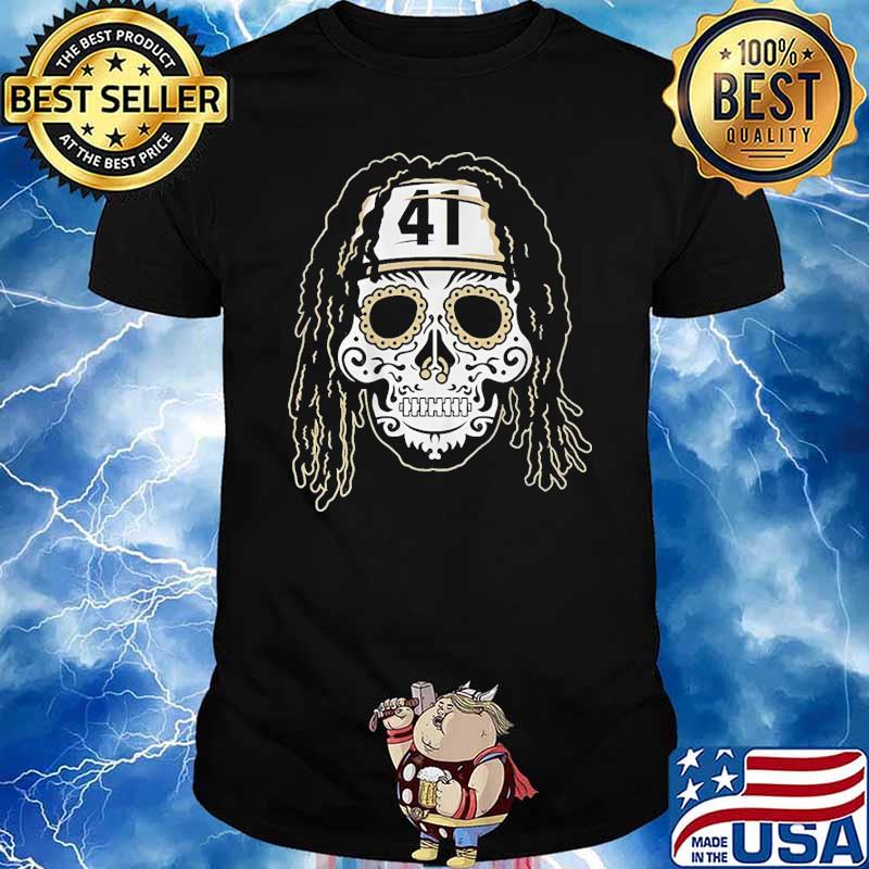 New Orleans Saints Skull T-Shirt