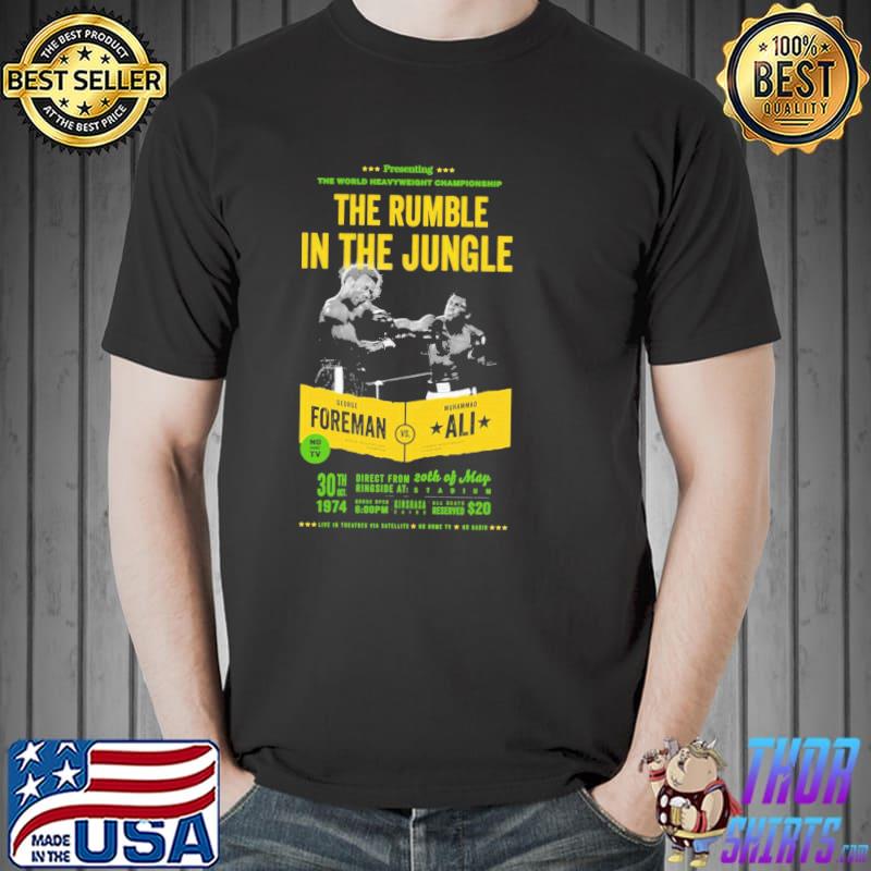 AlI vs foreman rumble in the jungle classic shirt