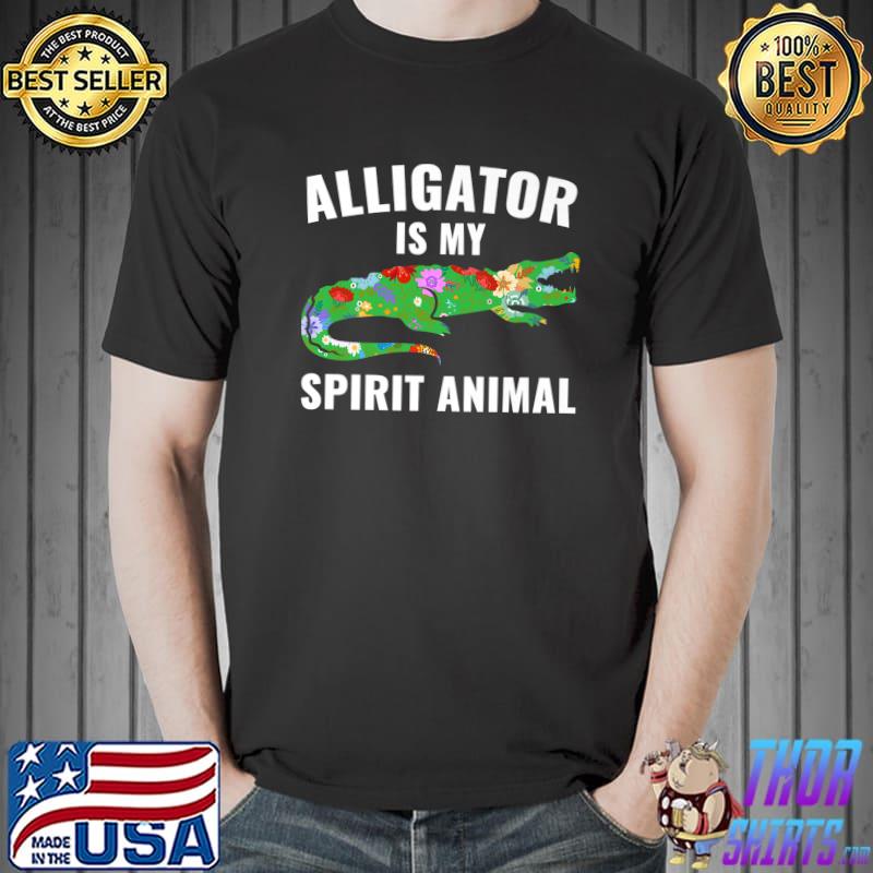 Alligator Is My Spirit Animal Crocodile Kids Reptile T-Shirt