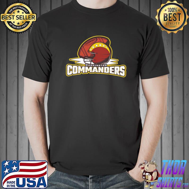 American Football ws commanders logo vintage sport shirt