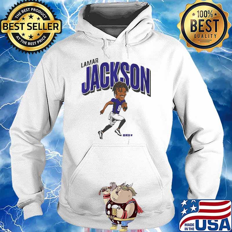 Baltimore Ravens Lamar Jackson Caricature Shirt, hoodie, sweater, long  sleeve and tank top