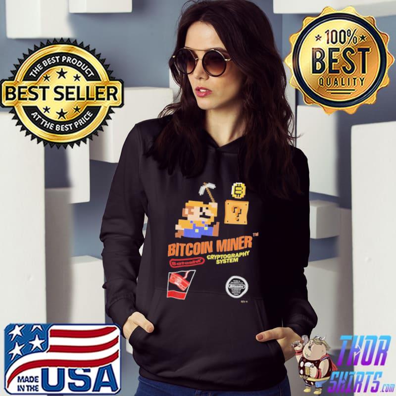 Bitcoin miner super Mario crypto classic s Hoodie