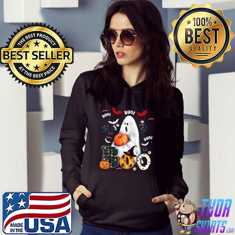 Boo Boo Crew Nurse Halloween Hat Witch Bats Pumpkin T-Shirt Hoodie