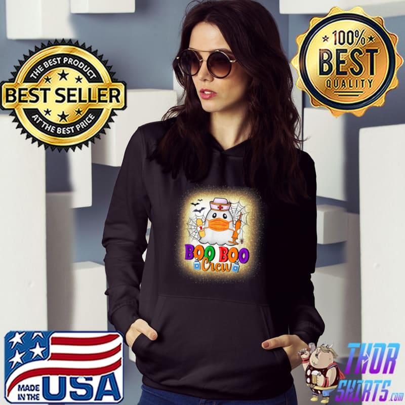 Boo Boo Crew Wear Mask Nurse Happy Halloween 2022 Spooky Fall T-Shirt Hoodie