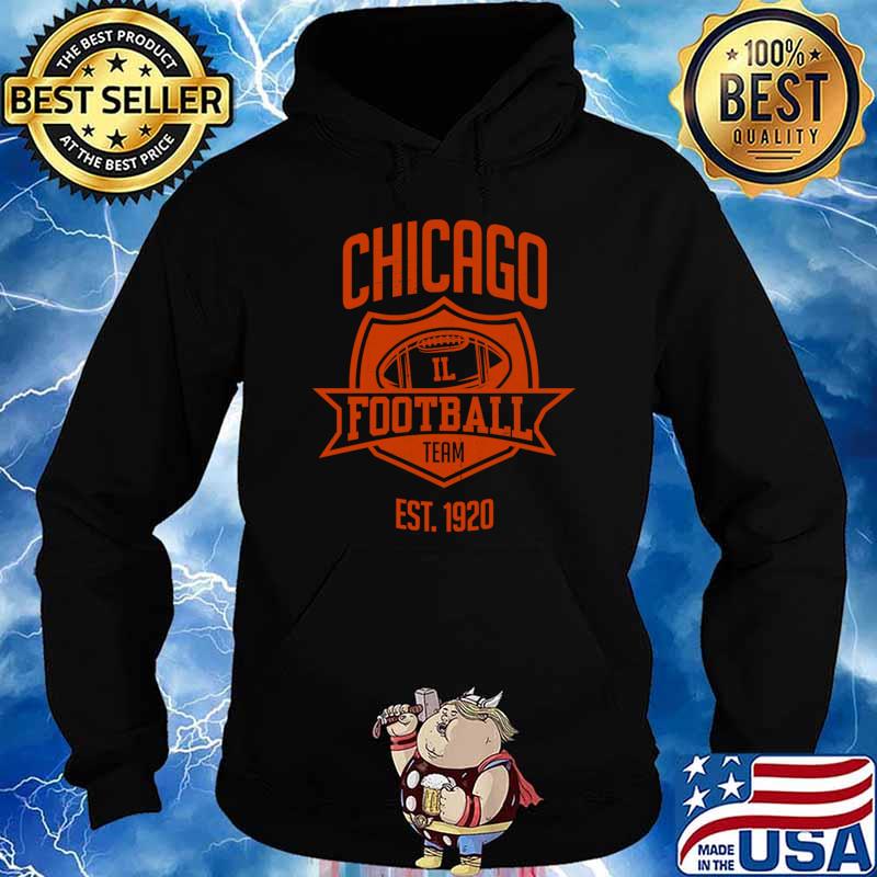 Chicago Football Team Inspired Chicago Bears Illinois Football Team T-Shirt Hoodie