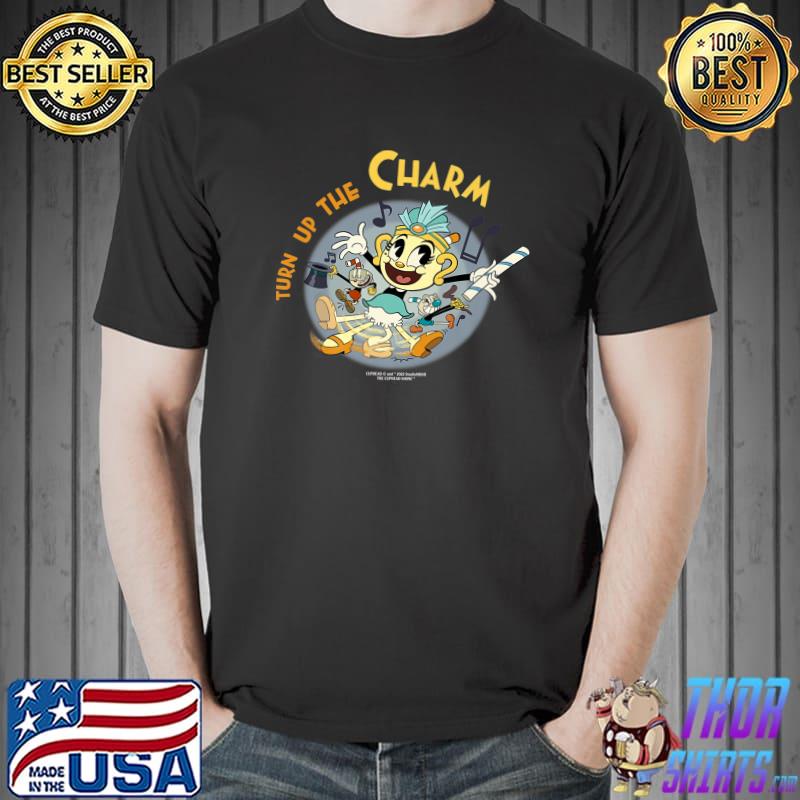 Cuphead Show Ms. Chalice Turn Up The Charm Shirt - TeeUni