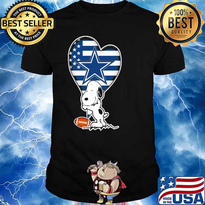 Dallas Cowboys Snoopy Football Sports Shirts Women