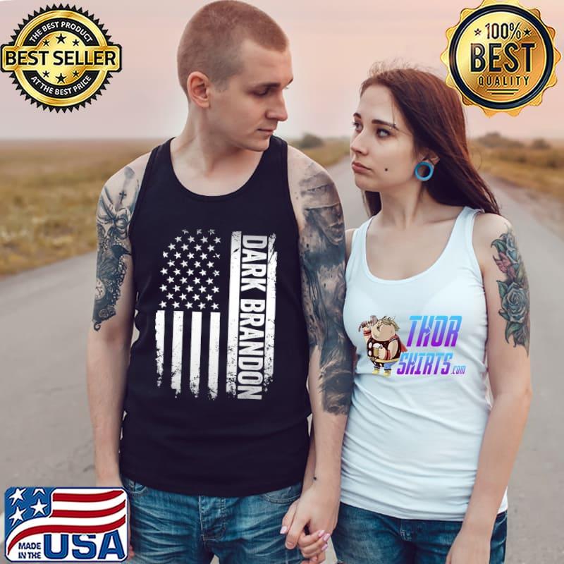 Dark brandon pro Joe Biden usa flag s Tank Top
