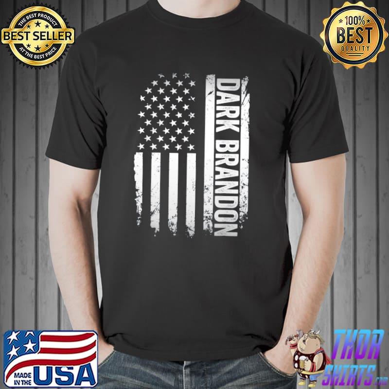 Dark brandon pro Joe Biden usa flag shirt