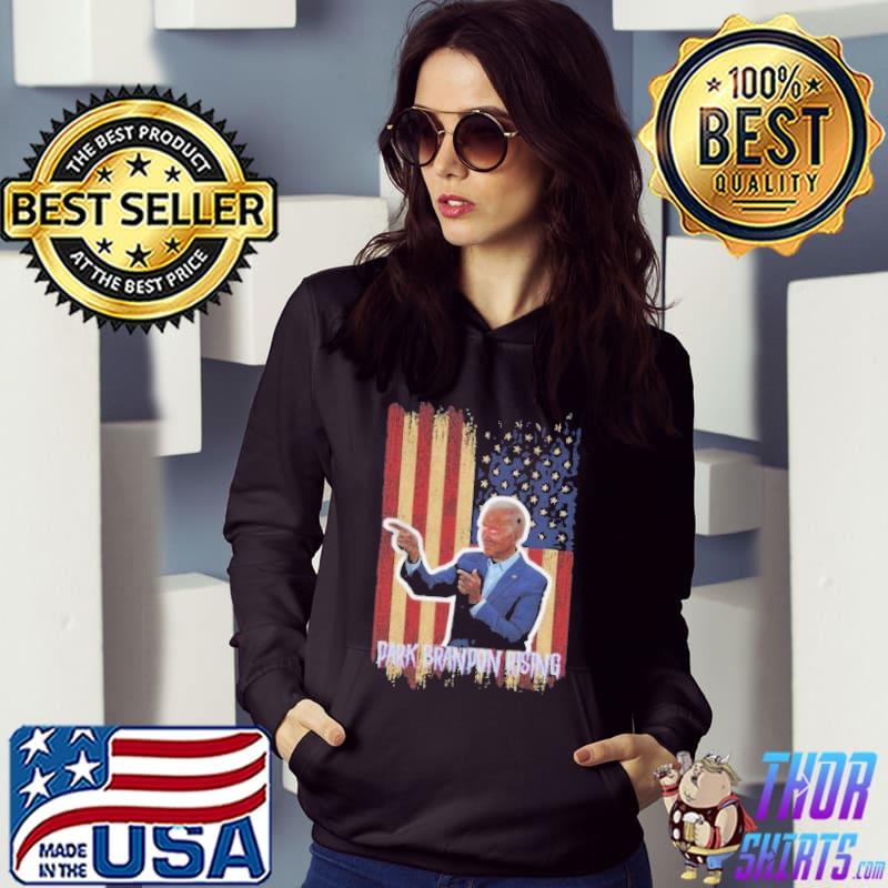 Dark brandon rising Joe Biden us flag s Hoodie