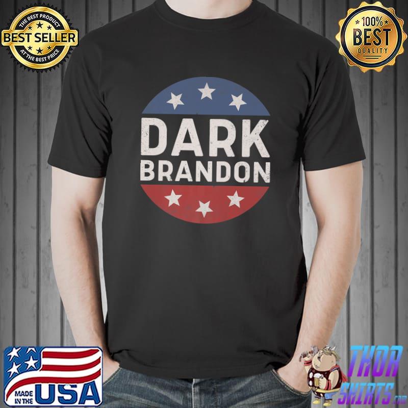 Dark Brandon Support Stars Political Retro T-Shirt