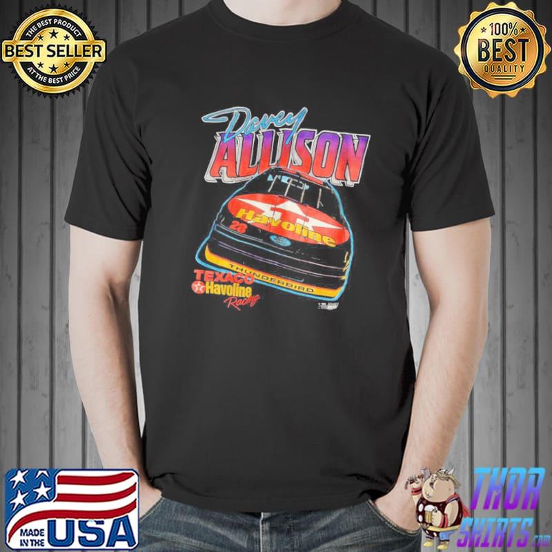 Davey allison retro nascar car racing sport shirt