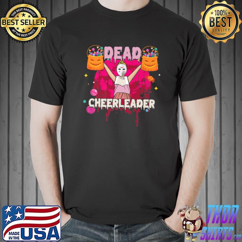 Dead Cheerleader Cheerleading Candy Moon Pink Horror Movie Halloween Party T-Shirt