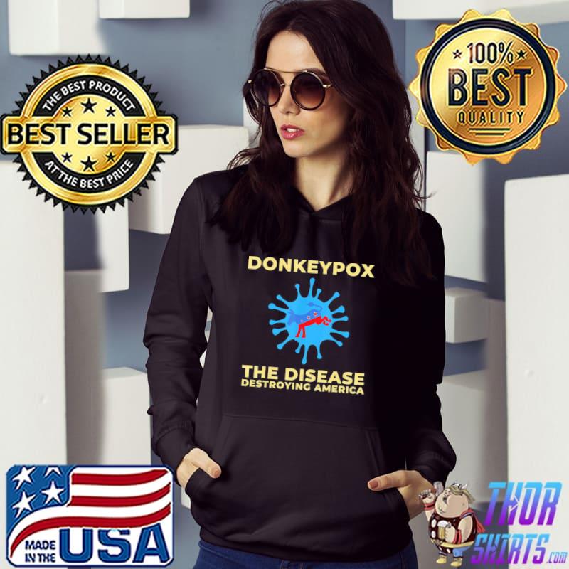 Donkeypox conservative antI Biden classic s Hoodie